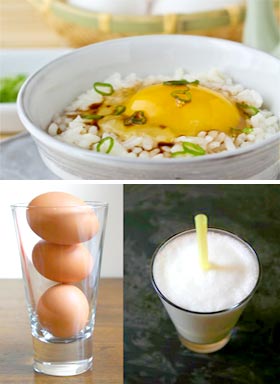 Сырое яйцо на завтрак
