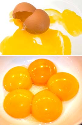 Витамины в желтке яйца