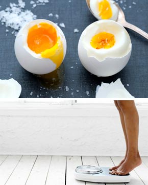Как похудеть с помощью яиц