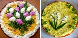 Цветы из яйца