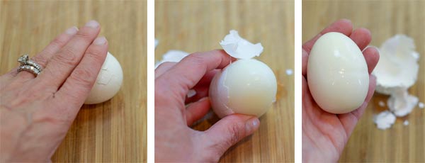 Как чистить вареные яйца