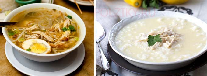 Рецепт супа с рисом и яйцом