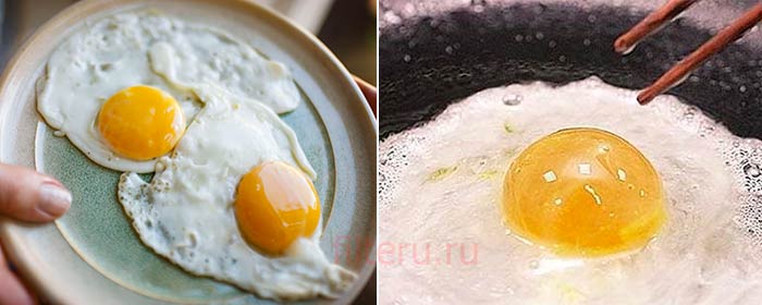 Яичница из искусственного яйца