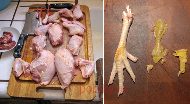 Как разделать тушку курицы